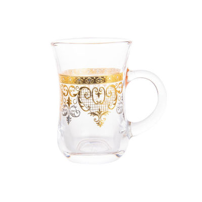 Minimalistisch ontwerp stijl bergvormige glazen beker voor het drinken van koffie sap of ijs