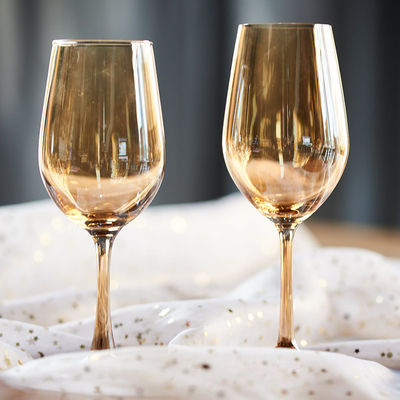 Geniet van de rijke smaken van Bourgondië Bordeaux wijnen met loodvrije kristallen Amber bekers