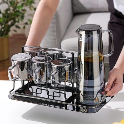 2024 Home Hotel Restaurant Office Doorzichtige Glas Drinkfles Set Perfect Geschenk