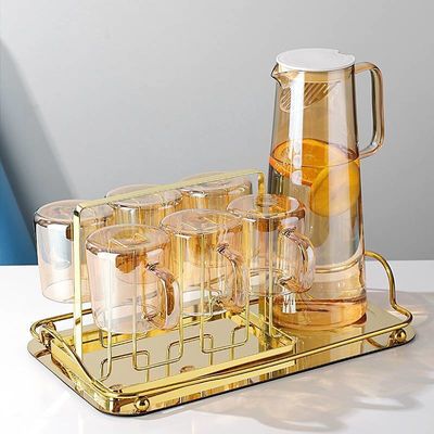 2024 Home Hotel Restaurant Office Doorzichtige Glas Drinkfles Set Perfect Geschenk