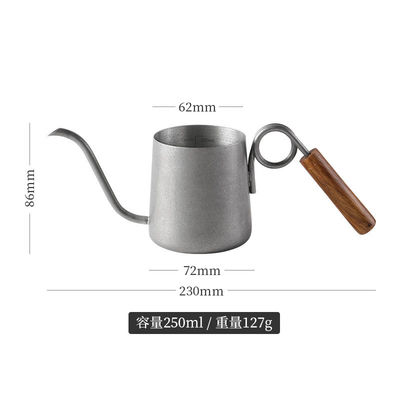 Modern roestvrij staal koffiemachine met lange hand punch druppel spoot