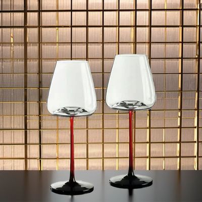 GEEN Plastic Type Op maat gemaakt 20 oz heldere wijn Champagne Glasbeker Europese design stijl