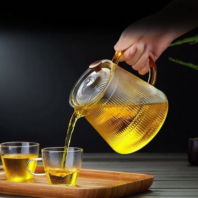 1000 ml capaciteit borosilicaat glas melk potten met klassieke ontwerp hittebestendige handvat maat