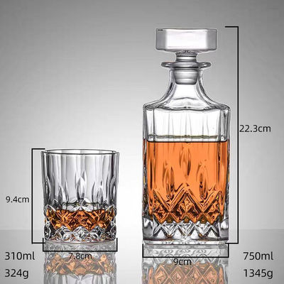 Verbeter uw drinkervaring met loodvrije kristallen decanter en whisky-tamblers