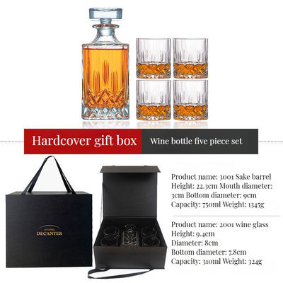 Loodvrije kristallen decanter voor whiskycocktails Verbeter uw drinkervaring