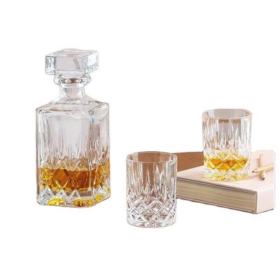 Gepersonaliseerde logo bar sets Crystal Oxford Glas Whisky Decanter Set voor Whisky Experts