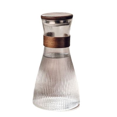 Gepersonaliseerde grootte High Borosilicate glas drinkset voor moderne thuis koud water flessen