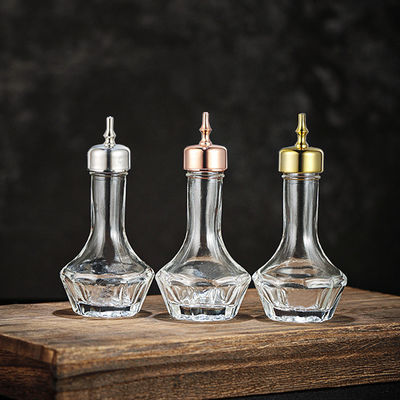 Geen metaal Elegante Amber U-vormige luxe rode wijn glazen voor het serveren van Bourgogne en Bordeaux Shot Glass Type