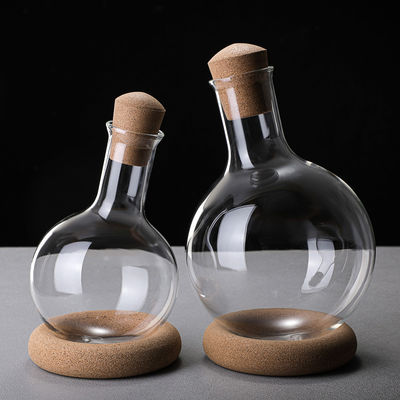 Home Wijnverdeler Kristal Whisky wijn decanter met licht glas scheider