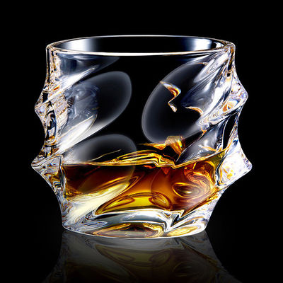 Bar Vodka Wijn Spirits Whiskey Shot Glas met klassieke heldere textuur en Crystal Diamond Rock Cup Creative Glass Cup