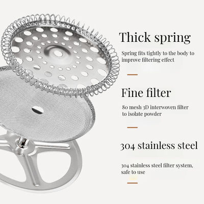 Classic Design roestvrij staal 600 ml keramische Frans pers voor koffie Mocca ervaring