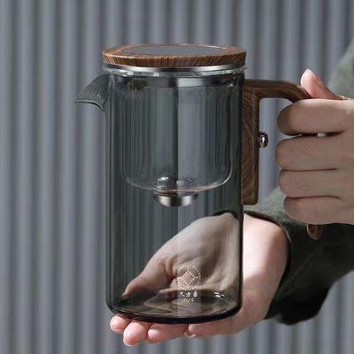 Multifunktioneel 800 ml glazen theepot voor het koken van thee op elektromagnetische gaskachel