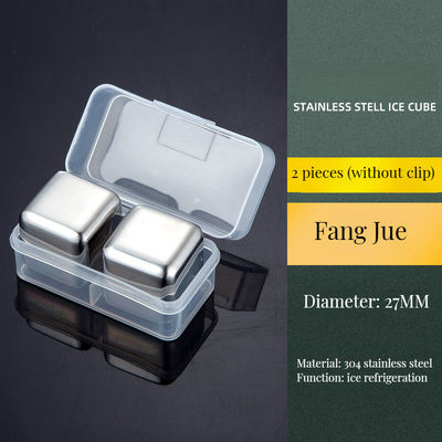 DIY Ice Cube Tray Mould voor Bar Club Drinking Customized Grootte Metalen Vierkante dobbelstenen IJstalen