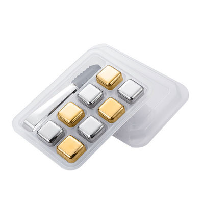 DIY Ice Cube Tray Mould voor Bar Club Drinking Customized Grootte Metalen Vierkante dobbelstenen IJstalen