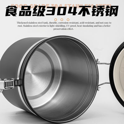 Voedselopslag Pakket Moderne 304 roestvrij staal koffieblik met ademend bewaringsmiddel