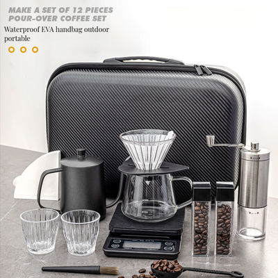 Koffieliefhebbers Starter Set Klassieke stijl met molenmaker Moka Pot en gereedschappen