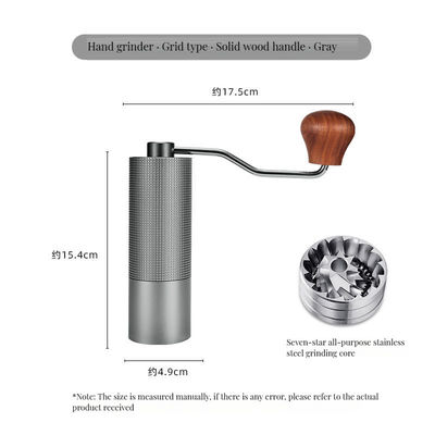 Draagbare multifunctionele koffiemolen met handtouchontwerp en verstelbare instellingen