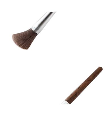 Barista Keuken Hand Vintage-stijl Koffiebronzen Schoonmaakborstel met houten handvat