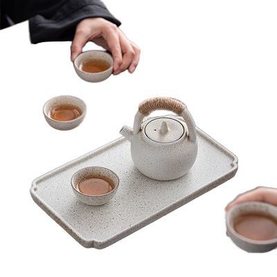 Japanse porseleinen Kung Fu-theeset Moderne modieuze loop-hand teepot met cadeaubon