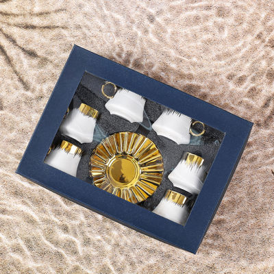 Elegant design van koffieteegbehang Keramisch westers diner set voor duurzaam leven