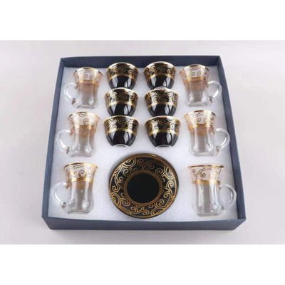 Glass Drinkware Type Coffee Tea Sets Handgemaakte keramische vintage cup en saucer set