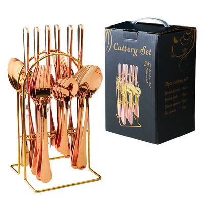 Flatware zet roestvrijstalen gouden bestek voor duurzame bruiloftsfeestjes