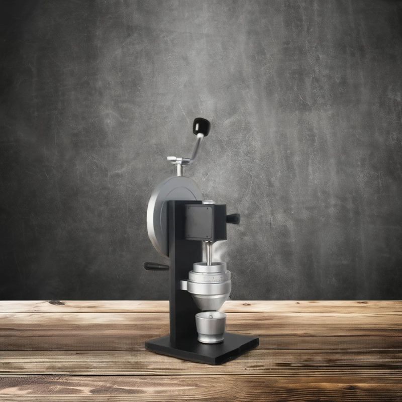 Metalen aluminium handmatige koffiebonenfreesmachine met vliegwielhandvat en Italiaanse boer