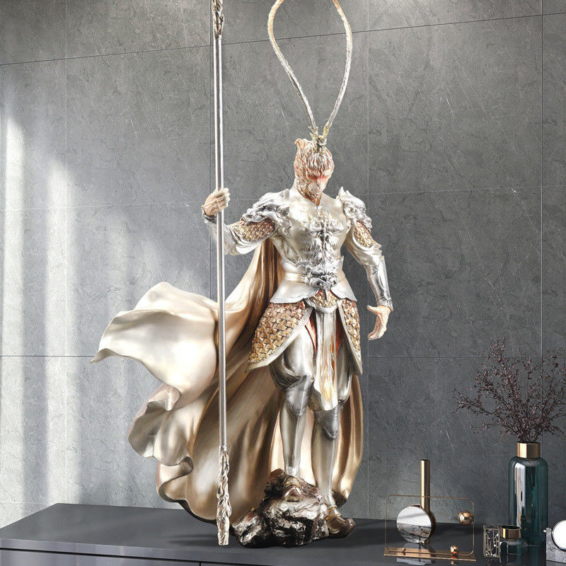 Zwarte mythologie aapkoning Desktop figuur voor verjaardagsfeesten en interieur