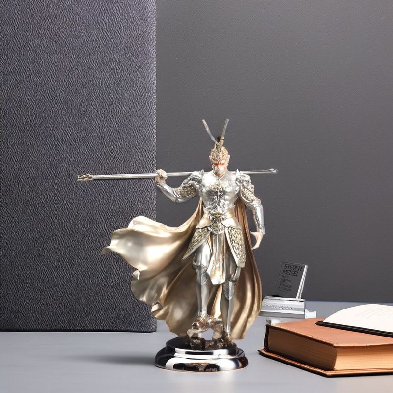 Ornamenten Zwarte mythologie Wukong Gouden Hoop Desktop Figuur Apenkoning vs. Boeddha TV-kast Decor