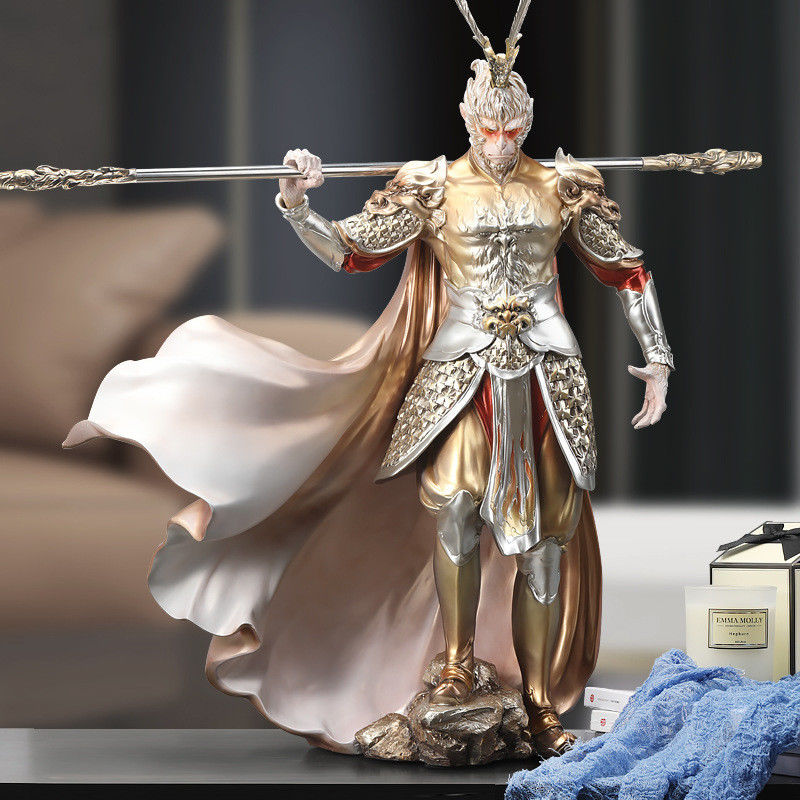 Zwarte mythologie Wukong vs. Boeddha Figuur Gouden Hoop Aap Koning Home Desktop Ornament