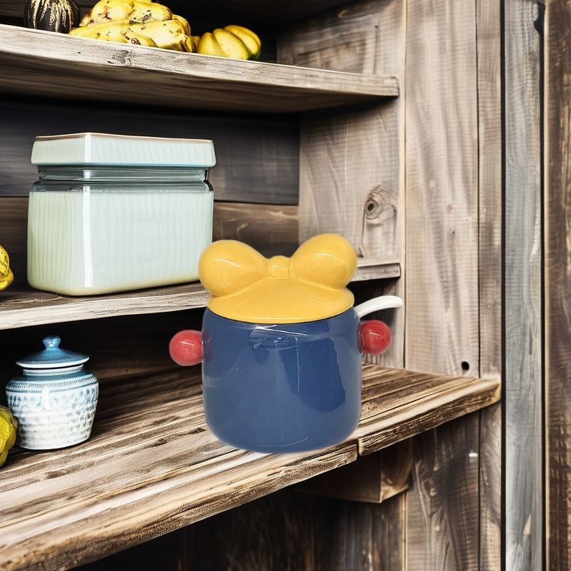 Voedselcontainer Verdikte Keramische Lard Canister Stash Jar voor hittebestendige Keuken Set