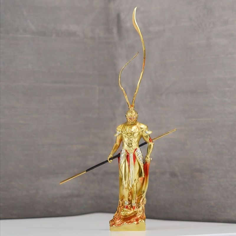 Verjaardagsfeestjes Aanpassing Kleur 3D Hars Figuur Verzamelbare Metalen Apen Koning