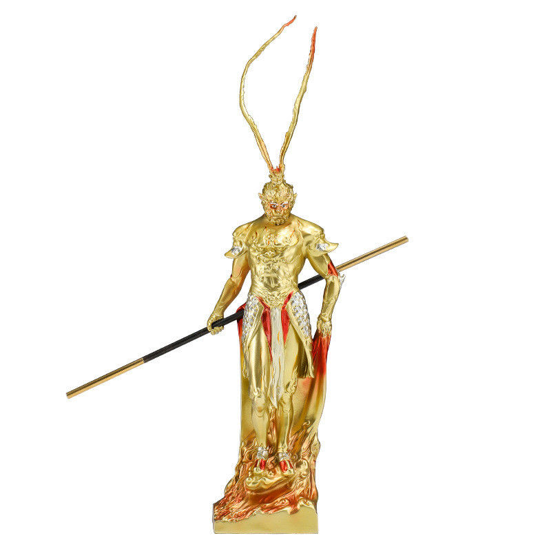 Artistieke hars figuur aapkoning van Journey to the West voor huisversiering en collectie
