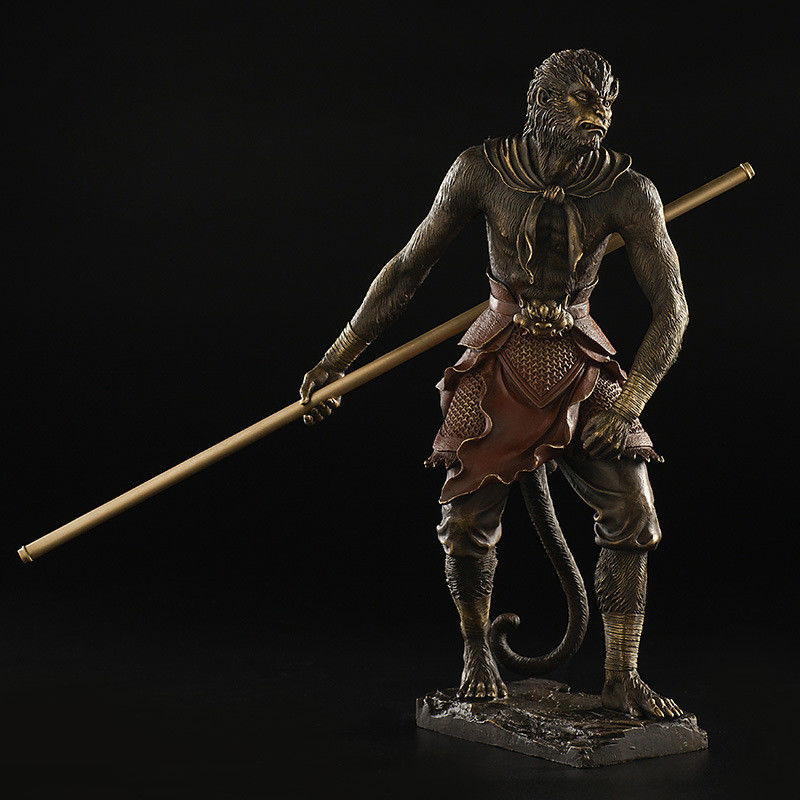 Metal Black Wukong Statue Een aangepaste 3D-bureaubladornament voor huisversiering en cadeautjes