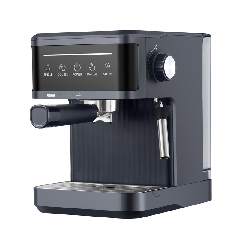 Semi-automatische koffiemachine USB-aangedreven 20bar touchscreen Espresso Cappuccino maker voor huishoudelijk hotel