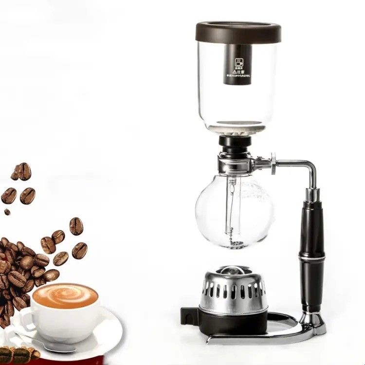 Voorraad American Classic Syphon Koffiemachine Metalen Aluminium voor het brouwen van koffie