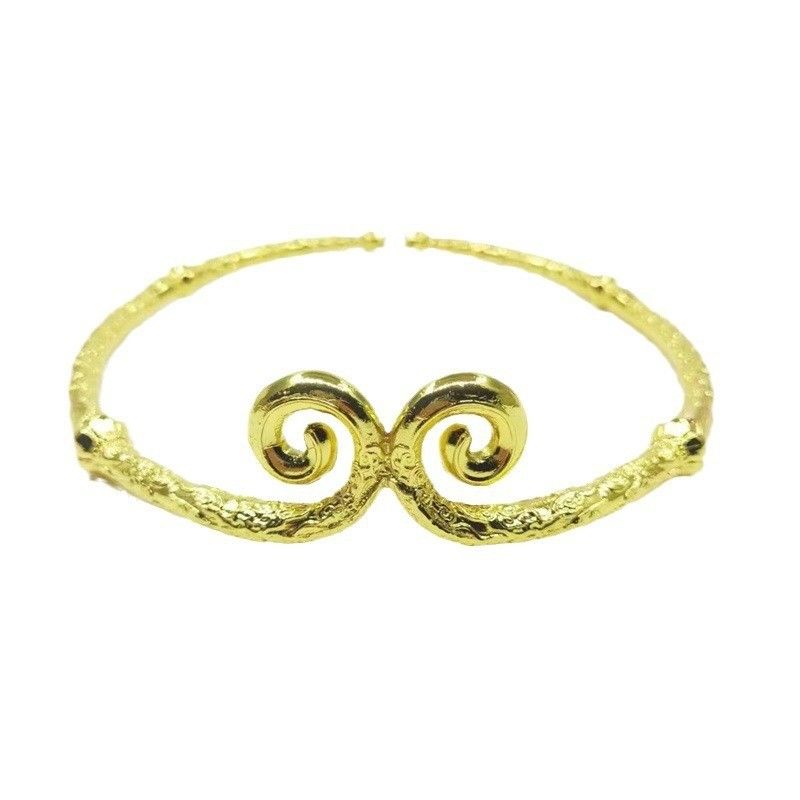 Monkey King Gold Hoop Ring Badge Drie-delige set voor spelperiferie binnen Black Myth