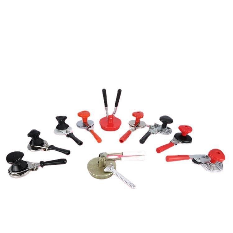 Supermarkten' Go-To Bamboe Handheld Can Sealer met Tinplate Deksel Drukvermogen