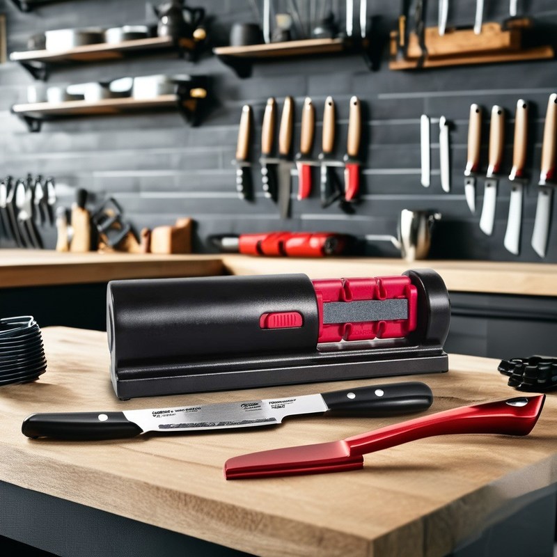 4-in-1 keramische diamant handgereedschap huishoudelijk gereedschap Staal mes slijpmachine voor koolstofstaal