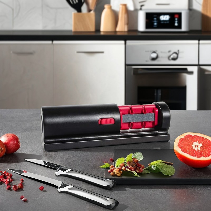 Design Steel Carbide Scheren Messen Scherper 4-in-1 Handmatig Keramisch Diamant Gereedschap