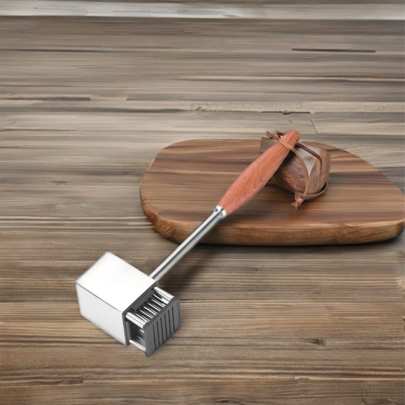 36-blad roestvrijstalen vleesverzachter Aluminium ontdooiende bak voor thuiskeuken en barbecue