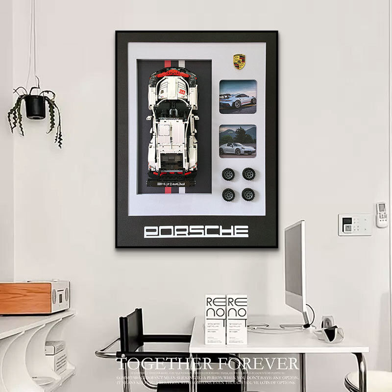COATING Exclusive Modern Custom Sports Cars Muurscherm Ontwerper Huismodellen Gebouwblok Concept Muurschilderingen