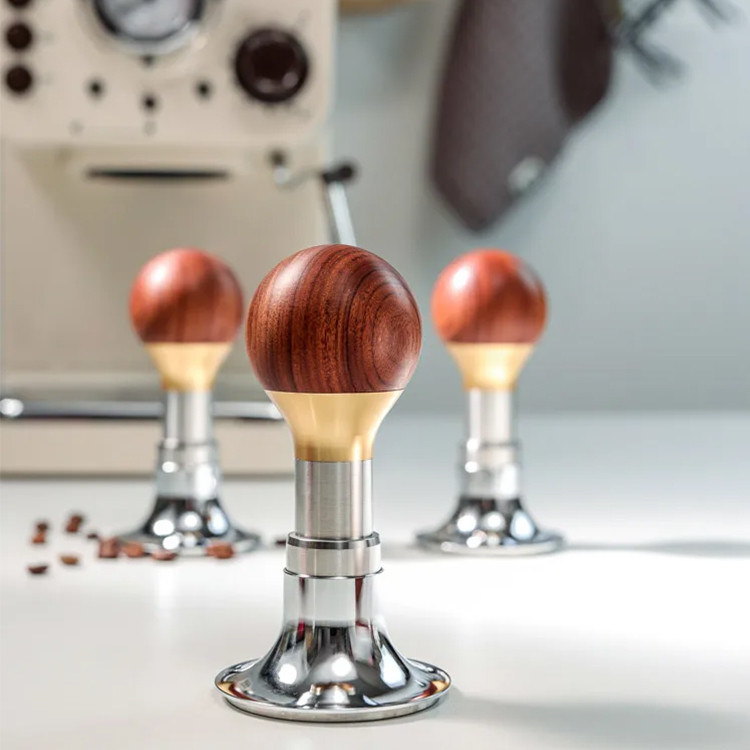 Roestvrij staal Koffiebonen Tamper voor 51mm 53mm 58mm Professionele espresso machines