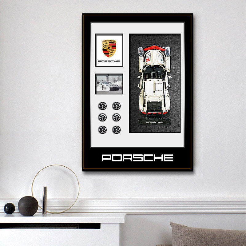 Aanpasbare moderne sportwagen en prachtig huis muur display frame voor Home Office Hotel decoratie