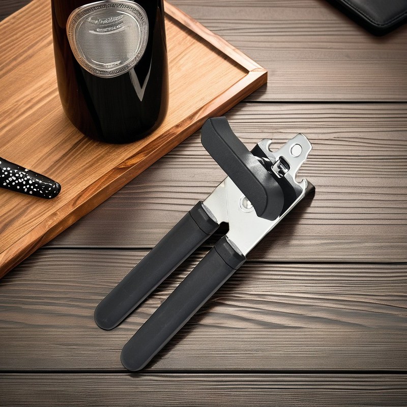 Veelzijdige huishoudelijke blikkenopener met aangepast logo en duurzaam roestvrij staalmateriaal