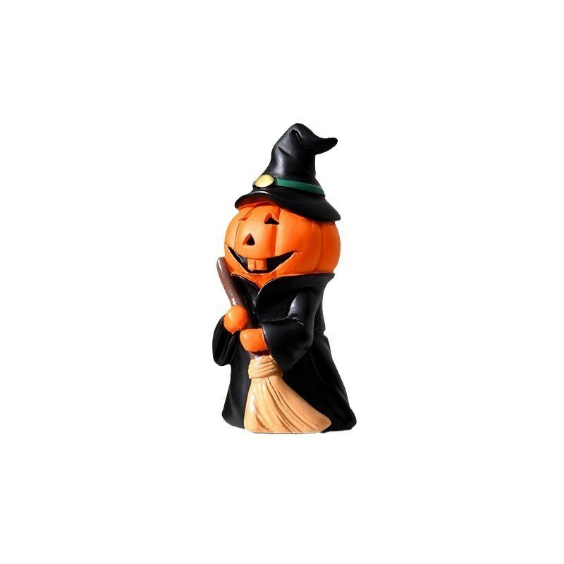 Ghost Resin Halloween Decoraties maat pompoen hoofd duivel ornament voor thuis