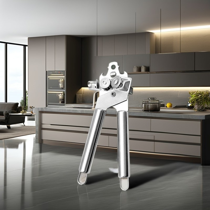 Home en commercieel 3-in-1 All-in-One Keuken Essentiële Metalen Can Opener Corkscrew Knif