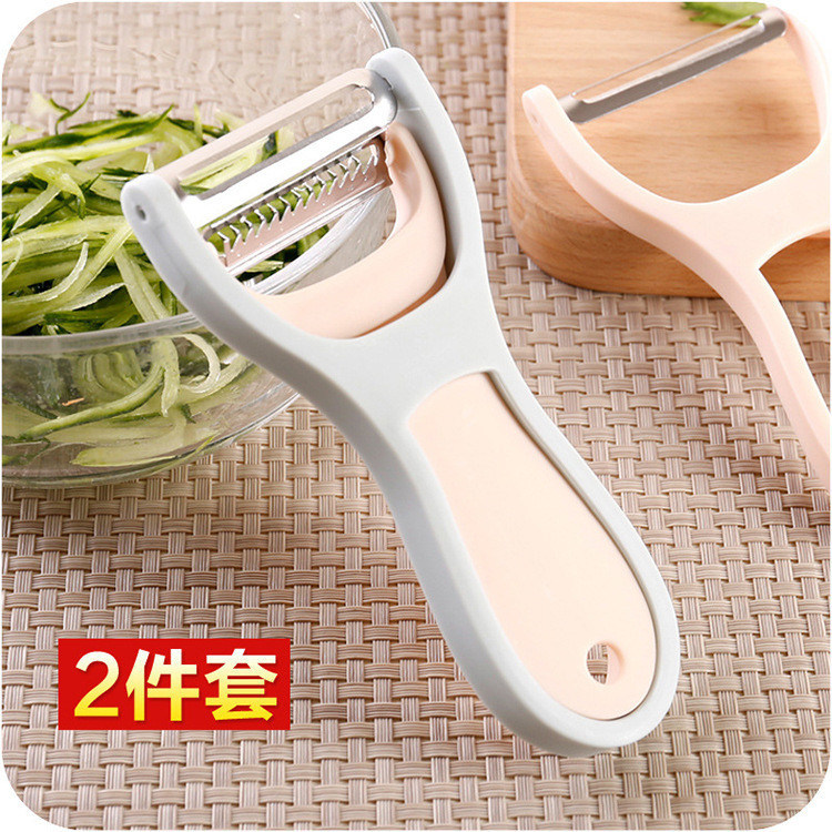 Veelzijdig metaal peeler mes met handmatige raster en anti-slip handgreep uw essentiële keuken metgezel