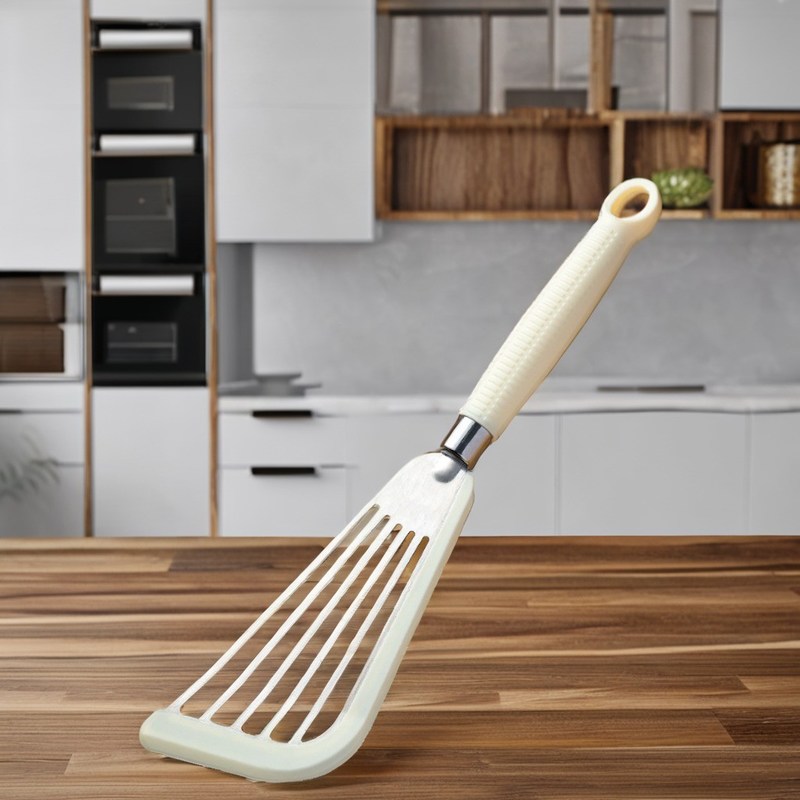 Niet-stick pannen Voedseltoepassing 2-stuk roestvrij staal visspatelset hittebestendig