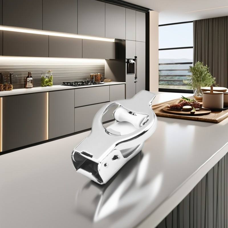 Multifunktioneel openings- en stopset van roestvrij staal voor wijn- en bierflessen